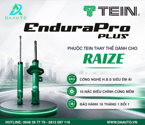 PHUỘC TEIN ENDURAPRO PLUS THAY THẾ DÀNH CHO TOYOTA RAIZE