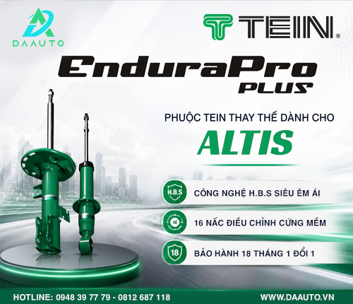 PHUỘC TEIN ENDURAPRO PLUS THAY THẾ DÀNH CHO TOYOTA COROLLA ALTIS 2008-2012