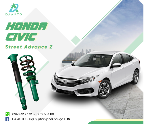 PHUỘC TEIN HONDA CIVIC STREET ADVANCE Z