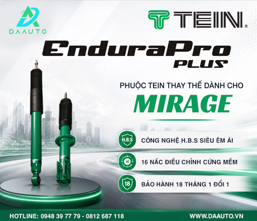 PHUỘC TEIN ENDURAPRO PLUS THAY THẾ DÀNH CHO MITSUBISHI MIRAGE